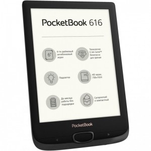 Pocketbook PB616-H-CIS Obsidian Black